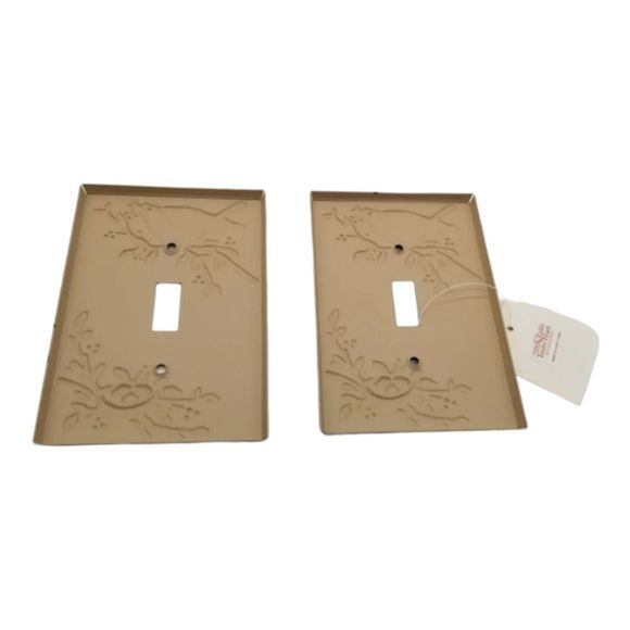 Single Switch Plate Covers Blue Bird Branch Brown Tender Heart Treasures 2002 - Picture 3 of 6